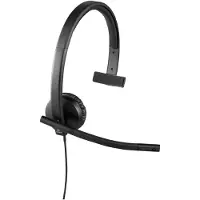 Logitech LOGI H570e Mono Teams version Headset On Ear headset Kabel Mono Zwart Ruisonderdrukking (microfoon) Headset, Microsoft Teams knop, Mono,