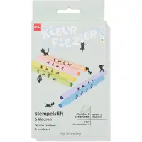 HEMA Takkie en Siepie stempelstift - 6 stuks
