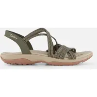 SKECHERS REGGAE SLIM - TURN IT UP Dames Sandalen - Olijf