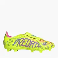 Adidas Heren Predator League Tong FG/MG Firm/Multi Grond Voetbalschoenen Lucid Lemon/Blue Fusion/Lucid Pink