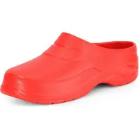 Ladeheid Unisex Clogs Tuinklompen - Tuinschoenen - Lichte - Dames - Heren - Rood - 36 – LA-KL-037