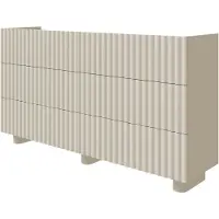 Selsey Ladekast Cassidy zes lades | mdf beige 147x84x38.8 cm ladekasten | NADUVI