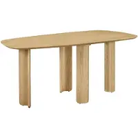 Selsey Calnes – Eettafel 180 x 90 cm, naturel eikenlook