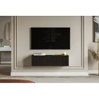 Selsey TV-meubel Vesper zwevend 100 cm | mdf zwart 100.80000305175781x28.5x31.600000381469727 cm tv-meubels | NADUVI
