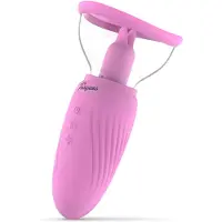 Teazers - Suction Cup met Clitoris Vibrator - Clitoris Zuiger met Tong - Vibrators voor Vrouwen - Sex Toys voor Vrouwen - Vibrators - Clitoris Stimulator - Roze