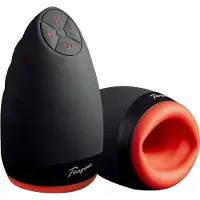 Teazers - Orale Masturbator - Masturbator - Oplaadbaar - Waterbasis - Sex Toys voor Mannen - Masturbator voor Man - Masturbators - Masturbator voor Mannen Elektrisch - Rood/Zwart