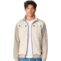Casa Moda Regular Fit Sweatjacket wit, Effen