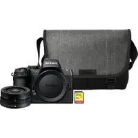 Nikon Z50II systeemcamera – Complete kit met 16-50mm lens, tas & SD kaart – Perfect voor fotografie, reizen & beginners