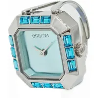 Invicta Mini 49579 Dames Horloge - Quartz Uurwerk - Roestvrij Staal met blauwe Wijzerplaat - 21mm