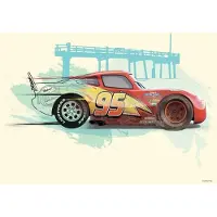 Komar Artprint Cars Lightning McQueen Kinderkamer, slaapkamer, woonkamer (1 stuk)