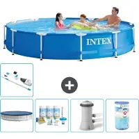 Intex Framezwembad, rond - 366x76 cm - 6-delig, model S31555