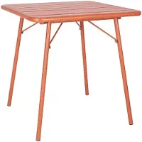 Bolero Terracotta Vierkante Stalen Lattentafel - 700 Mm - CK064