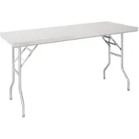 Vogue RVS inklapbare werktafel 1220x610x780mm