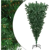 vidaXL Kerstbomen PVC, Steel Groen