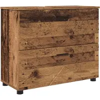 vidaXL Badkamermeubel Set 5 st Oud Hout 35 x 30 x 192 cm
