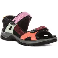 Ecco Sandaal 'Offroad' mintgroen / lichtlila / oranje / bourgogne