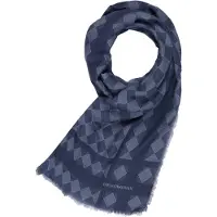 Giorgio Armani Sjaal 'Emporio' blauw