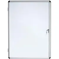 BI-Office Enclore Indoor Budget Vitrine Magnetisch 2 x A4 Ja 52,7 (B) x 35,4 (H) cm Wit
