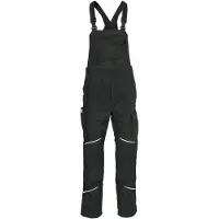 Kübler ACTIVIQ COTTON 34503421 Amerikaanse Overall HEREN Overall Werkkleding Zwart - Krasvrij - Industrieel Wasbaar