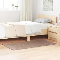 vidaXL Antislip Shaggy Tapijt Crèmekleurig 160 x 160 cm PP