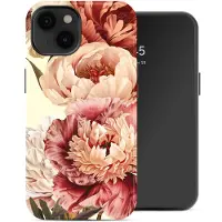 Selencia Vivid Backcover met MagSafe voor de Apple iPhone 14 - Vintage Peony
