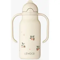 Liewood Thermoskan 'Kimmie 250 ml' crème / lichtgrijs / spar / donkeroranje
