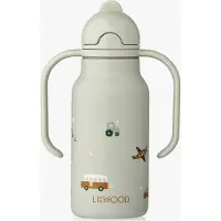 Liewood Kimmie waterfles 25 cl Vehicles-Dove blue
