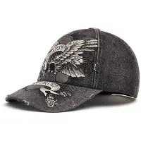 Ed Hardy Pet 'Brave Hearts' grijs / black denim / wit