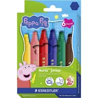 Staedtler Peppa Pig x Noris junior kleurstift- set 6 st