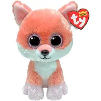 TY , Beanie a Boos, Vixen, Fuchs, ongeveer 15 cm