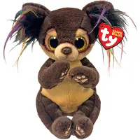 TY Beanie Bellie Knuffel Hond Toffee 15 cm