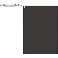 vidaXL Luifel verticaal 180x1200 cm oxford stof antracietkleurig