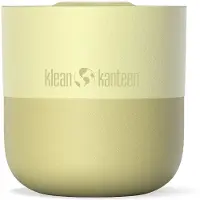 Klean Kanteen Rise Lowball 236ml - Slide Lid Wax Yellow- Geïsoleerde drinkbeker - 90% recycled RVS