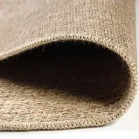 Muratap Natur vloerkleed rond buitenkleed sisal laagpolig indoor en outdoor 120 cm rond