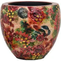 Ter Steege - Metaal Bloempot - Multicolour - D30 x H27 cm - Opening 20,5 cm