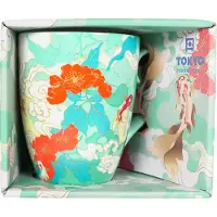 Tokyo Design Studio - Mok Met Giftbox - Kawaii Goudvis - 8.5x10.2cm - 380ml