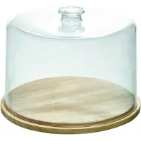 IDesign - Ro Pansino Stolp met Voet ø 27 cm - Glas - Transparant