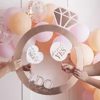 My Dream Day Photobooth Frame vrijgezellenfeest dames I do rosé goud