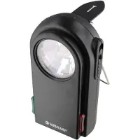 Velamp BW-signaalflitslicht met extra filterschijven rood, groen, zwart plastic behuizing zonder batterij