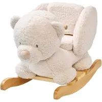 Nattou TEDDY schommelende speelgoed teddybeer, ecru