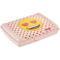Keeeper Carla Emoji broodtrommel, 0,5 L, roze