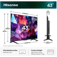 Hisense 43q7s Pro 43 Inch Ultra Hd 4k (2026) - Qled-tv 2026