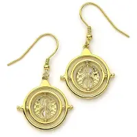 The Carat Shop Oorbellen, Harry Potter boucles d'oreilles Drop Retourneur de Temps (plaqué of), (Gouden)