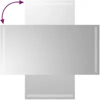 vidaXL Badkamerspiegel LED 40x80 cm