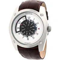 Heritor Automatic Heritor automatisch Daniels semi-skelet horloge met leren band