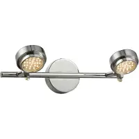 Esto Plafondlamp Spot strip plafondlamp LED spot, met beweegbare spots, 2x5W 2x360lm 3000K, LxH30 x 14 cm