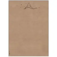 Sigel Kerstpapier 21 x 12 cm Bruin 100 Stuks