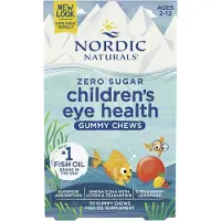 Nordic Naturals - Ooggezondheid voor Kinderen, Aardbei-Limonade - 30 Gummies