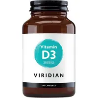Viridian Vitamine D3 2000 IE (150 Capsules)