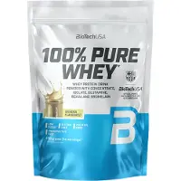 Biotech USA 100% Pure Whey (Banaan) 400 g Eiwitpoeder met BCAA en Glutamine
